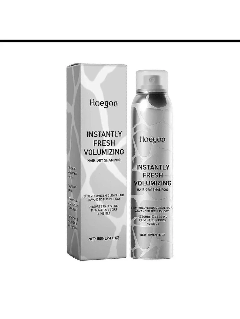Hoegoa Dry Shampoo Dark Hair Instantly Fresh Volumizing 5 oz NEW Sealed